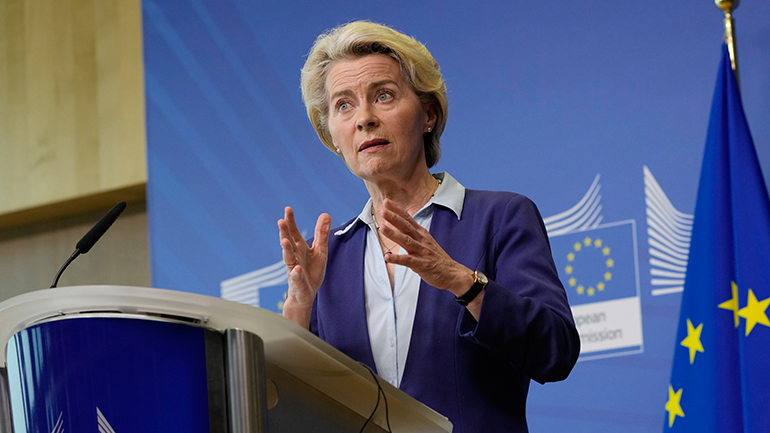 Ούρσουλα φον ντερ Λάιεν: «Φρικτό αυτό που συνέβη» με το ναυάγιο έξω από την Πύλο Ούρσουλα φον ντερ Λάιεν: «Φρικτό αυτό που συνέβη» με το ναυάγιο έξω από την Πύλο