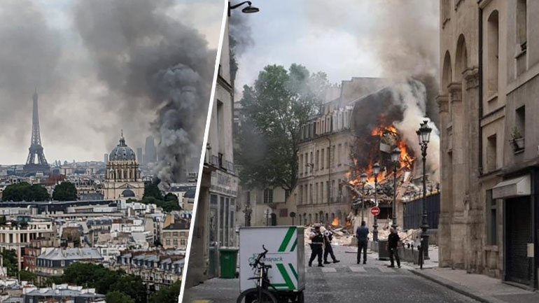 Ισχυρή έκρηξη στο Παρίσι από διαρροή αερίου