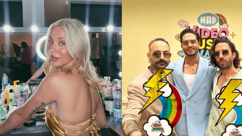 Η Γαρυφαλλιά Καληφώνη απόλαυσε τον Χρήστο Μάστορα στα MAD VMA 2023
