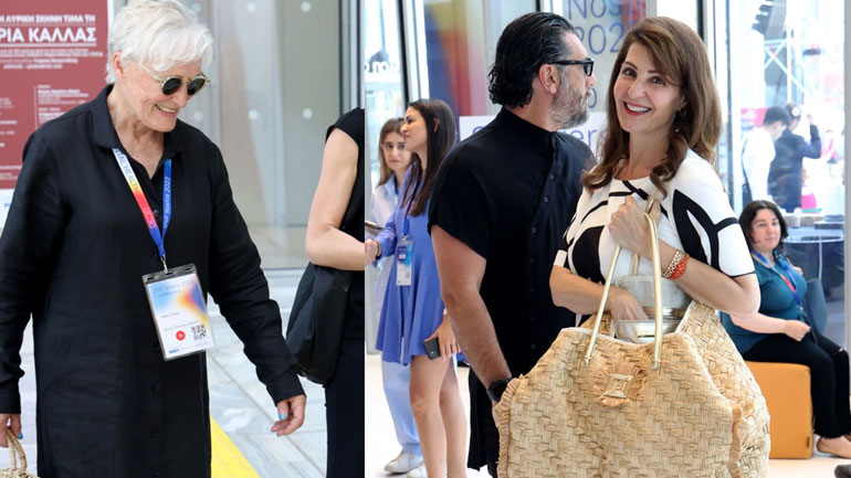 Glenn Close – Nia Vardalos: Στην Ελλάδα οι χολυγουντιανές stars – Οι φωτογραφίες στο Ίδρυμα Σταύρος Νιάρχος