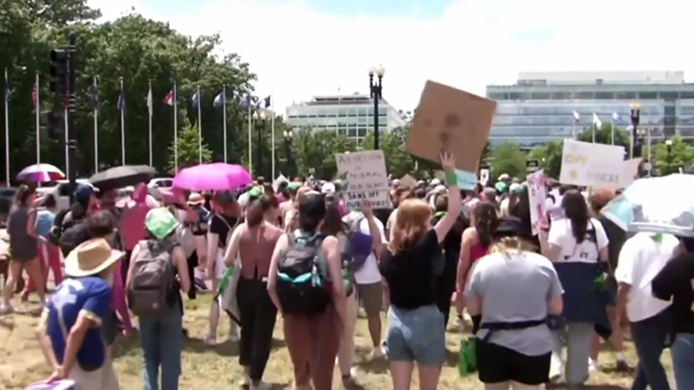 Διαδηλώσεις υπέρ και κατά του δικαιώματος της άμβλωσης στις ΗΠΑ