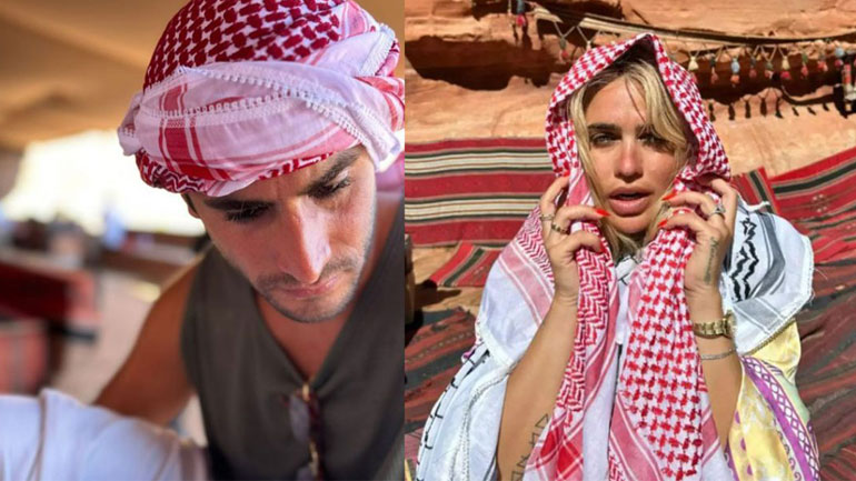 Κόνι Μεταξά – Μάριος Καπότσης: Το φωτογραφικό άλμπουμ από το ταξίδι τους στην Ιορδανία