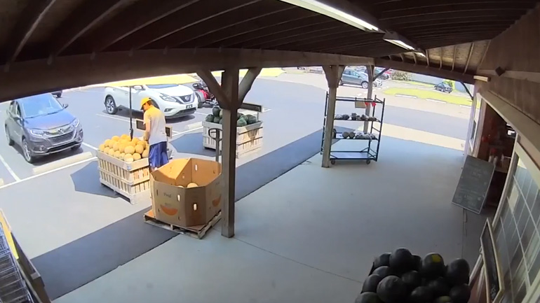 Ένας 83χρονος οδηγός χτύπησε έναν νεαρό που πουλούσε καρπούζια 