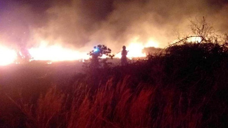 Πυρκαγιά στην περιοχή Αφάντου της Ρόδου