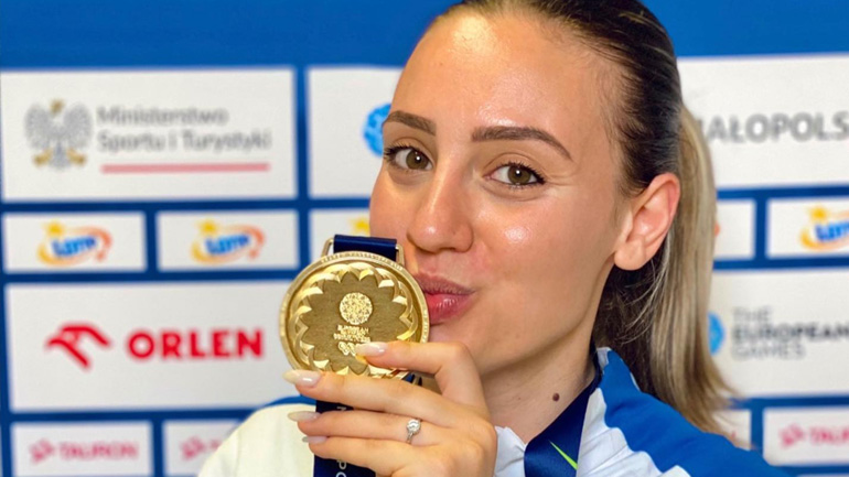 Σκοποβολή: Το μήνυμα της Άννας Κορακάκη για το χρυσό στους Ευρωπαϊκούς Αγώνες