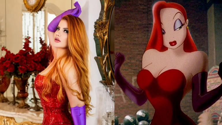 Η γυναίκα που παίρνει 100.000$ το μήνα για να ντύνεται Jessica Rabbit