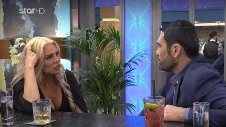 First Dates: Το σχόλιο του Μπάμπη για το στήθος της Άντζελας και η αντίδρασή της!