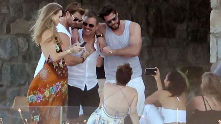 Matt Damon: Το ξέφρενο πάρτι σε βίλα της Μυκόνου με τους Liam και Chris Hemsworth