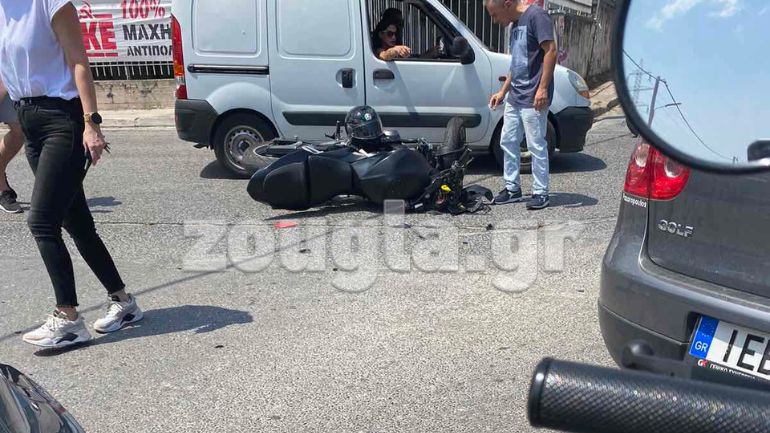 Τροχαίο ατύχημα με τραυματισμό στο Καματερό