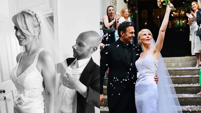 Ο Σπύρος Πώρος παντρεύτηκε την αγαπημένη του Μαρία Μαντζουράνη στο Λονδίνο