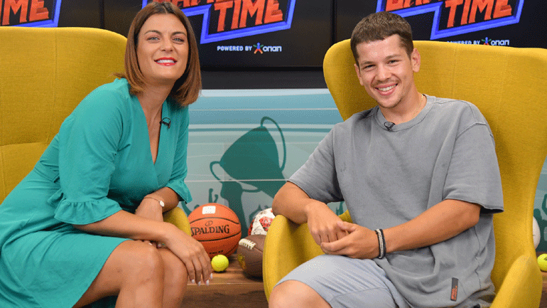 Ο ΟΠΑΠ Champion Νίκος Παπαγγελής στο ΟΠΑΠ Game Time