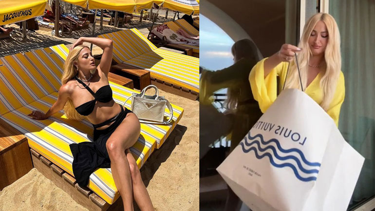 Η Ιωάννα Τούνη δείχνει στο TikTok τα ψώνια αξίας 9.000 ευρώ που έκανε στο Μόντε Κάρλο