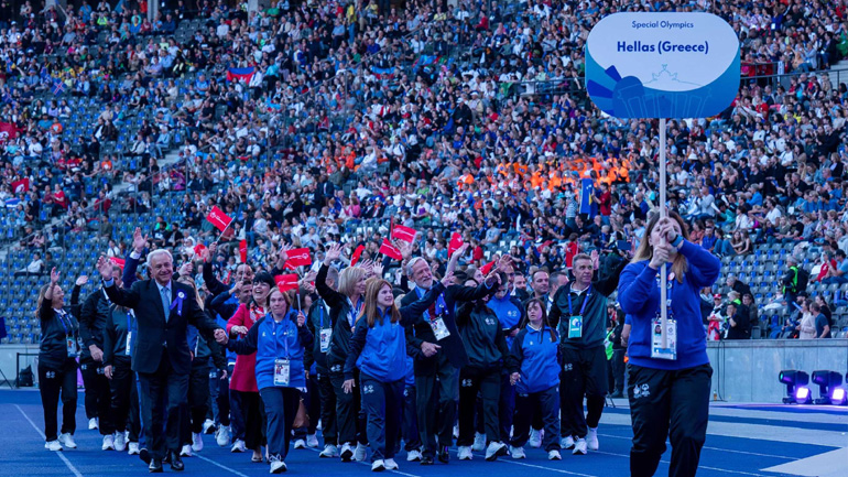 Δυναμική επιστροφή της Ελληνικής Αποστολής από τους Παγκόσμιους Αγώνες Special Olympics «Berlin 2023»