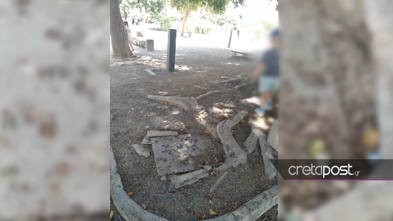 Παγίδα… θανάτου σε παιδική χαρά στο Ηράκλειο – Μεγάλος κίνδυνος για τα παιδιά