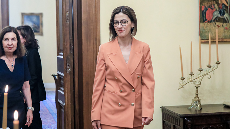 Ορκίστηκε η Ειρήνη Αγαπηδάκη ως Αναπληρώτρια Υπουργός Υγείας