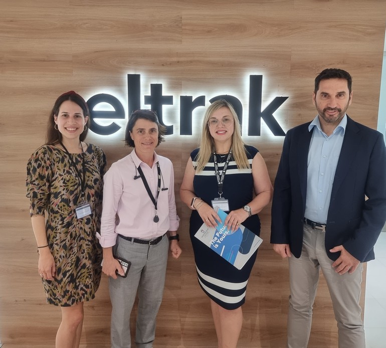 Από αριστερά προς δεξιά: Ευτυχία Φιλίππου, Natasha Covas – Kneiss, Νότα Σωτηροπούλου, Νίκος Μπούτας