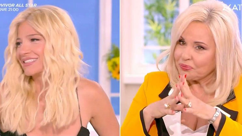 Η Μπέσσυ Αργυράκη αιφνιδίασε τη Φαίη Σκορδά: «Πως πάει η εγκυμοσύνη σου;»