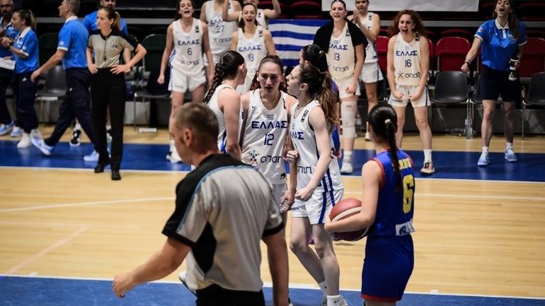 Μπάσκετ: Στα προημιτελικά η Εθνική Νεανίδων