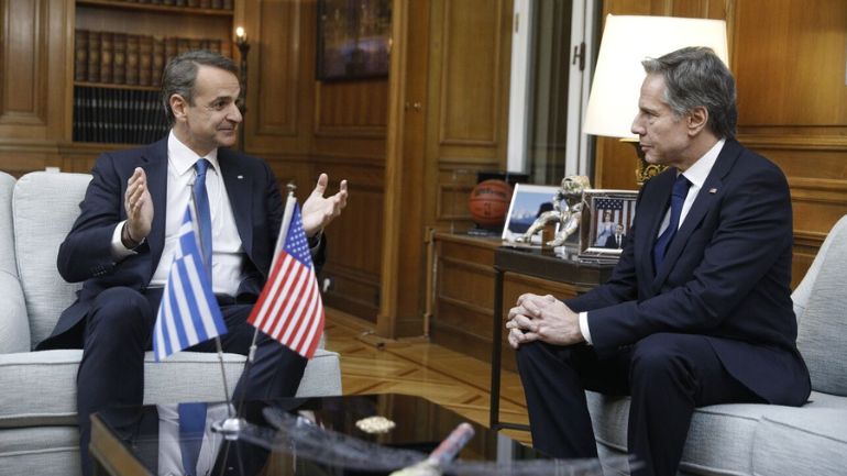 Τηλεφωνική επικοινωνία Μπλίνκεν – Μητσοτάκη για τη Συνόδο Κορυφής του ΝΑΤΟ