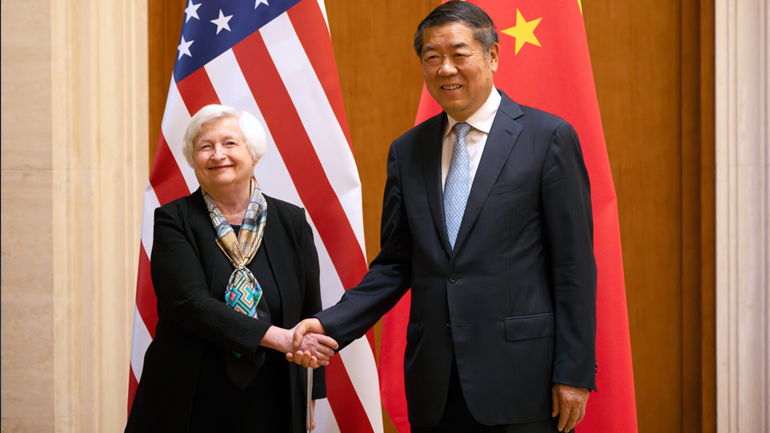 Η Γέλεν τονίζει την ανάγκη για θεμιτούς κανόνες και επικοινωνία κατά τις συναντήσεις της στο Πεκίνο