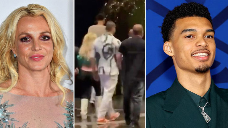 Britney Spears: Δείτε το βίντεο από τη στιγμή που ο σεκιούριτι του Wembanyama χαστουκίζει την τραγουδίστρια