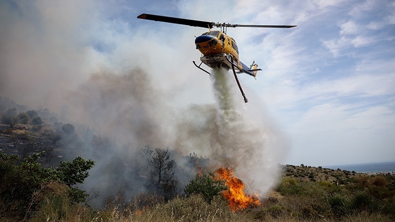 Πολύ υψηλός κίνδυνος πυρκαγιάς τη Δευτέρα σε Ηράκλειο, Λασίθι και Ρέθυμνο