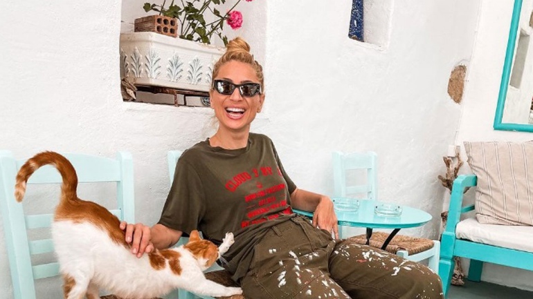 Στη Μύκονο μετά από 20 χρόνια η Μαρία Ηλιάκη