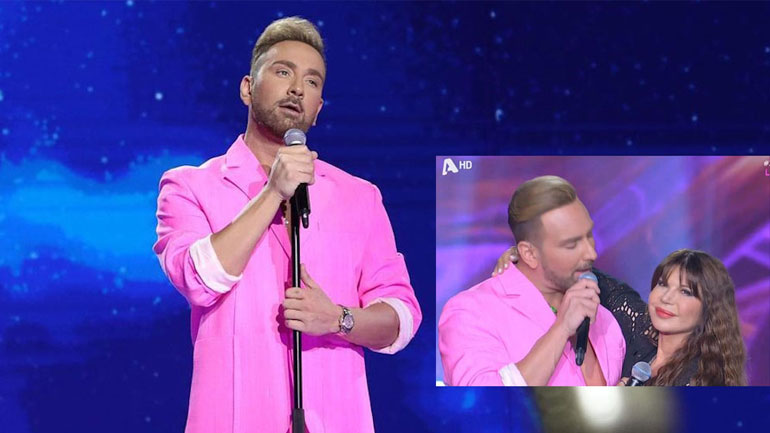 J2US -Τελικός: Ο Νίκος Κοκλώνης και η Χριστίνα Μαραγκόζη τραγούδησαν μαζί και συγκίνησαν!