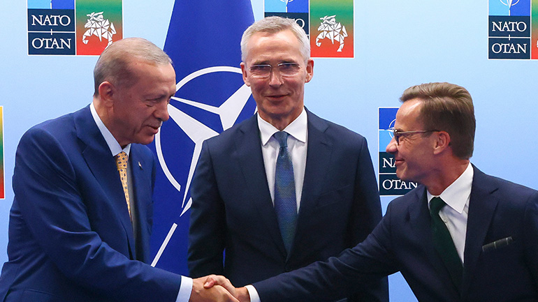 Η Τουρκία έδωσε το «πράσινο φως» για την ένταξη της Σουηδίας στο ΝΑΤΟ