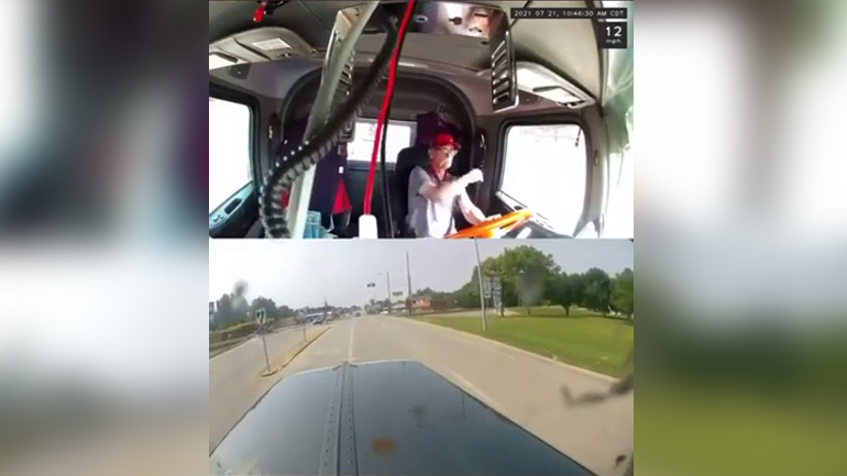 Σταμάτησε στο Stop και τον διαπέρασε τρένο – Δείτε πως είναι να τρακάρεις με αμαξοστοιχία