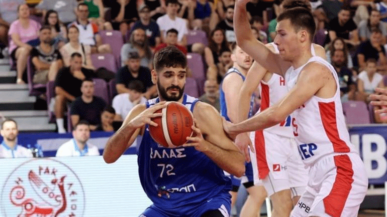 Ευρωπαϊκό Πρωτάθλημα U20: Με ηγέτη τον Μαντζούκα η Εθνική Nέων Ανδρών νίκησε την Κροατία 78-64