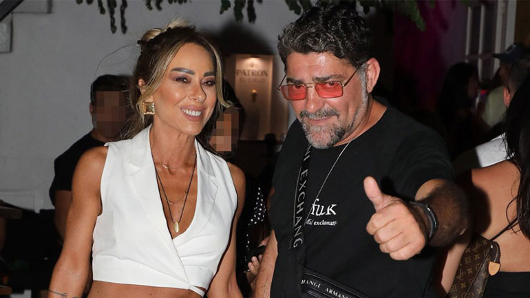 Μιχάλης Ιατρόπουλος: Στη Μύκονο με την εντυπωσιακή σύντροφό του, Κατερίνα Καλκανά