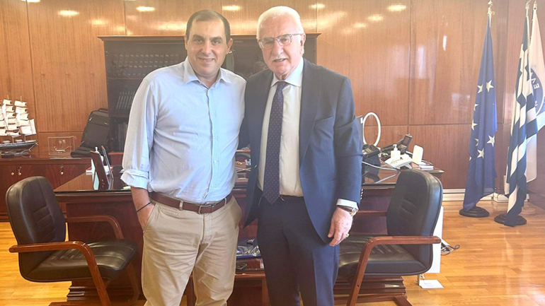 Συνάντηση Γιώργου Τσούκαλη και Κώστα Κατσαφάδου