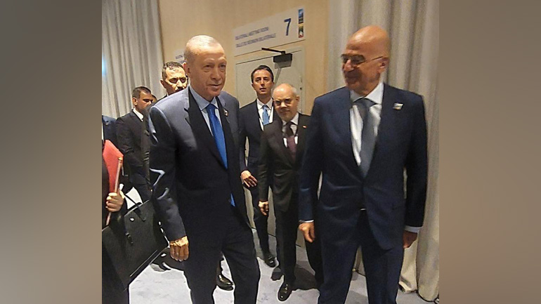 Τετ-α-τετ Δένδια με Ερντογάν στη σύνοδο κορυφής του ΝΑΤΟ στο Βίλνιους