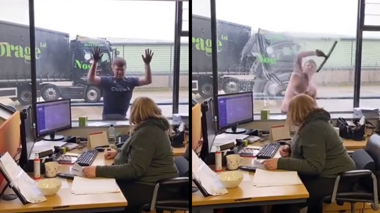 Όταν βρίσκεις λίγο χρόνο για καμάκι στη δουλειά