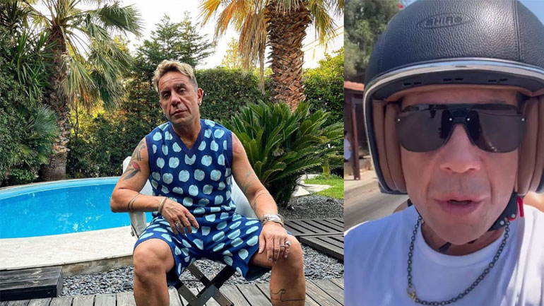 Γιώργος Μαζωνάκης: Τραβάει βίντεο την ώρα που οδηγεί το μηχανάκι του – Αντιδράσεις από τους followers