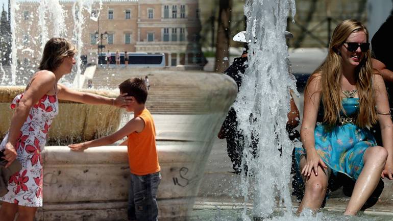 Κορυφώνεται ο καύσωνας