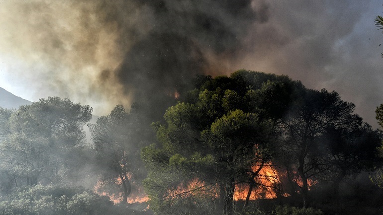 Φωτιά στην Άρτα: Επιχειρούν επίγειες και εναέριες δυνάμεις