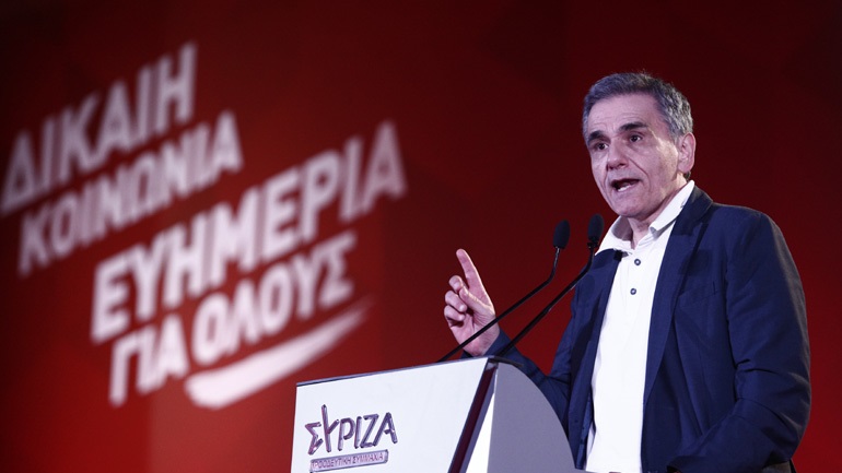 Ανακοίνωση υποψηφιότητας του Ευκλείδη Τσακαλώτου για την προεδρία του ΣΥΡΙΖΑ