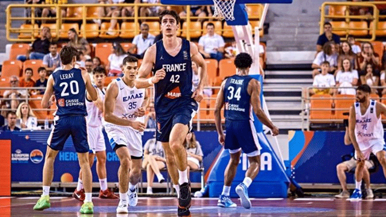 Ευρωπαϊκό νέων ανδρών: «Βαριά» ήττα της Εθνικής, 98-51 η Γαλλία