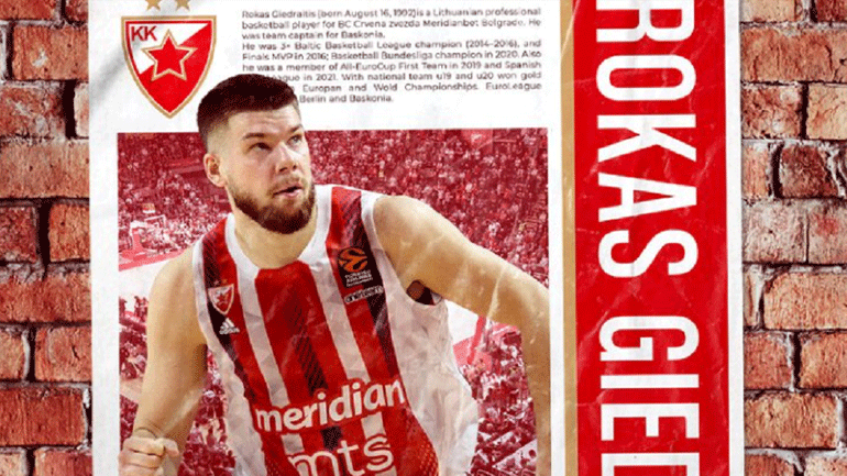 Ανακοίνωσε Γκιεντράιτις ο Ερυθρός Αστέρας