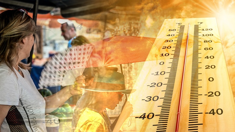 Νέο έκτακτο δελτίο από την ΕΜΥ –  Πού θα ξεπεράσει τους 44 βαθμούς Κελσίου η θερμοκρασία