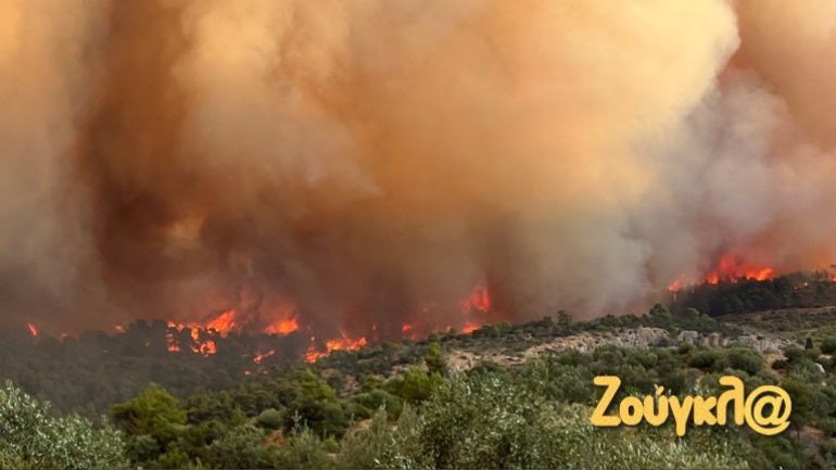 Βίντεο με τις διαδρομές των εναέριων μέσων στα πύρινα μέτωπα