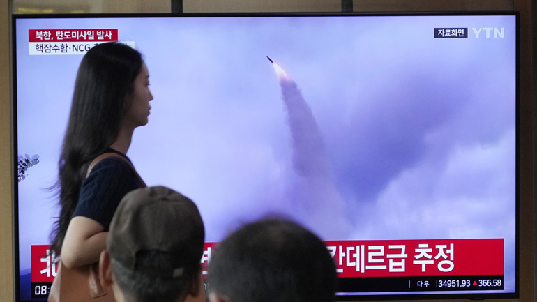 Η Βόρεια Κορέα εκτόξευσε δύο βαλλιστικούς πυραύλους βραχείας εμβέλειας