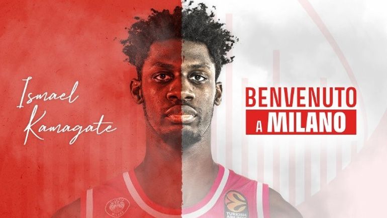 Euroleague: Στην Αρμάνι Μιλάνο έως το 2025 ο Ισμαέλ Καμαγκάτε
