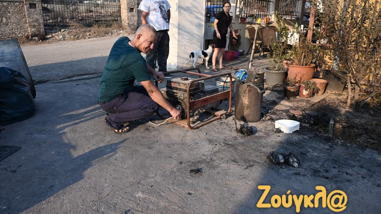 Οδοιπορικό της «Ζούγκλας» στα καμένα σπίτια της Μάνδρας