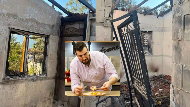 Σταύρος Βαρθαλίτης: Κάηκε ολοσχερώς το εξοχικό του σεφ από τις πυρκαγιές