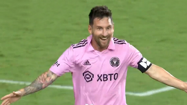 Πρώτη νίκη για την Ίντερ Μαϊάμι με γκολ- φάουλ του Μέσι στο ντεμπούτο του