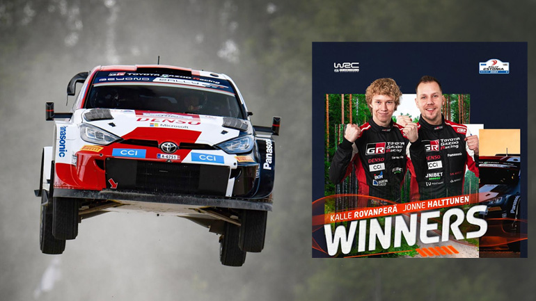 Οι “ιπτάμενοι” Φινλανδοί Kalle Rovanpera- Jonne Halttunen νικητές στο Ράλλυ της Εσθονίας
