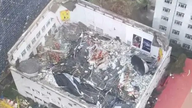 Κίνα: Δέκα νεκροί από κατάρρευση οροφής σχολικού γυμναστηρίου